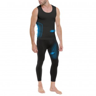 Set of sport cosmeto-ceramic® for men: legging + tank top