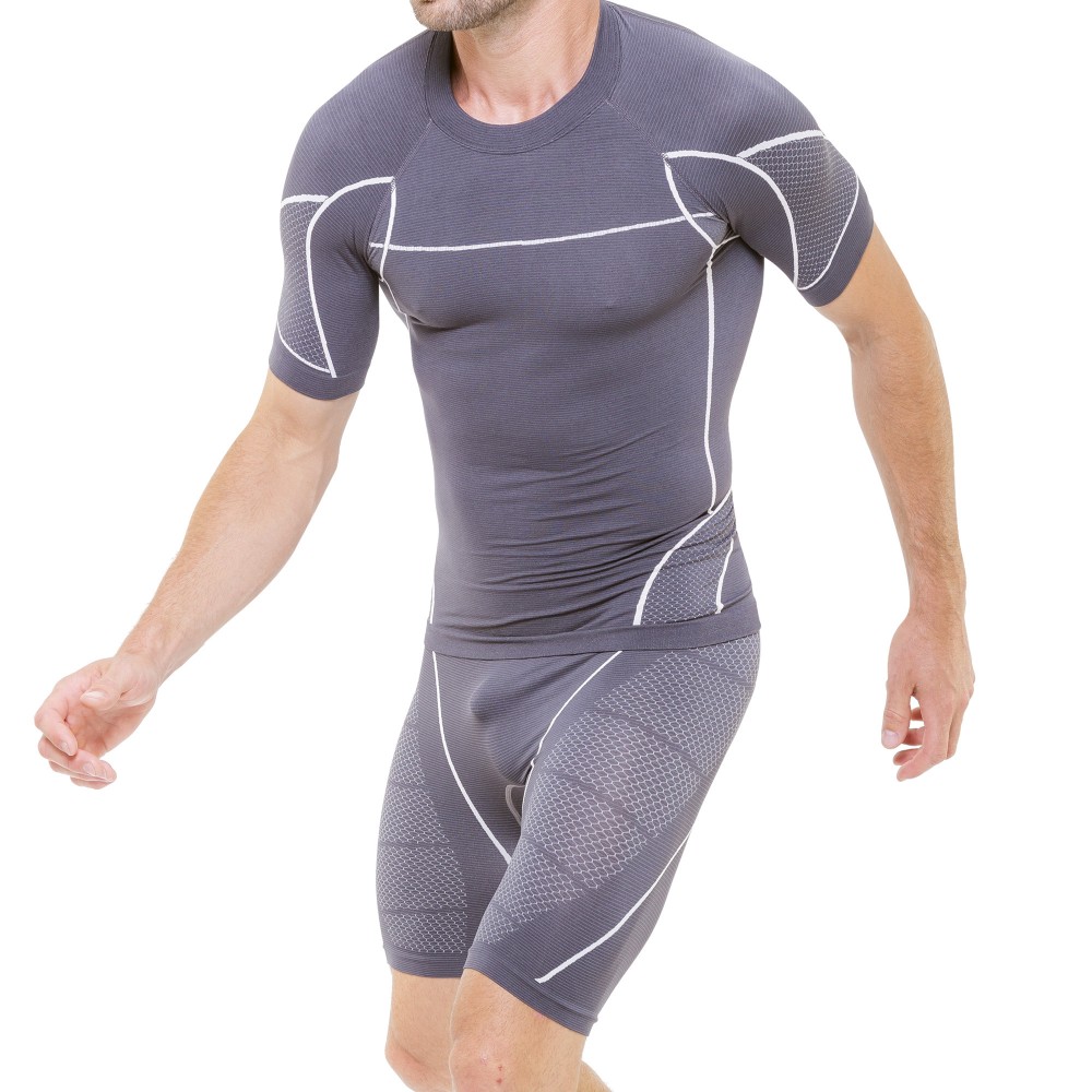 T-shirt compressif, Tshirt de compression pour homme, T-shirt de compression  sport PERF - SkinUp
